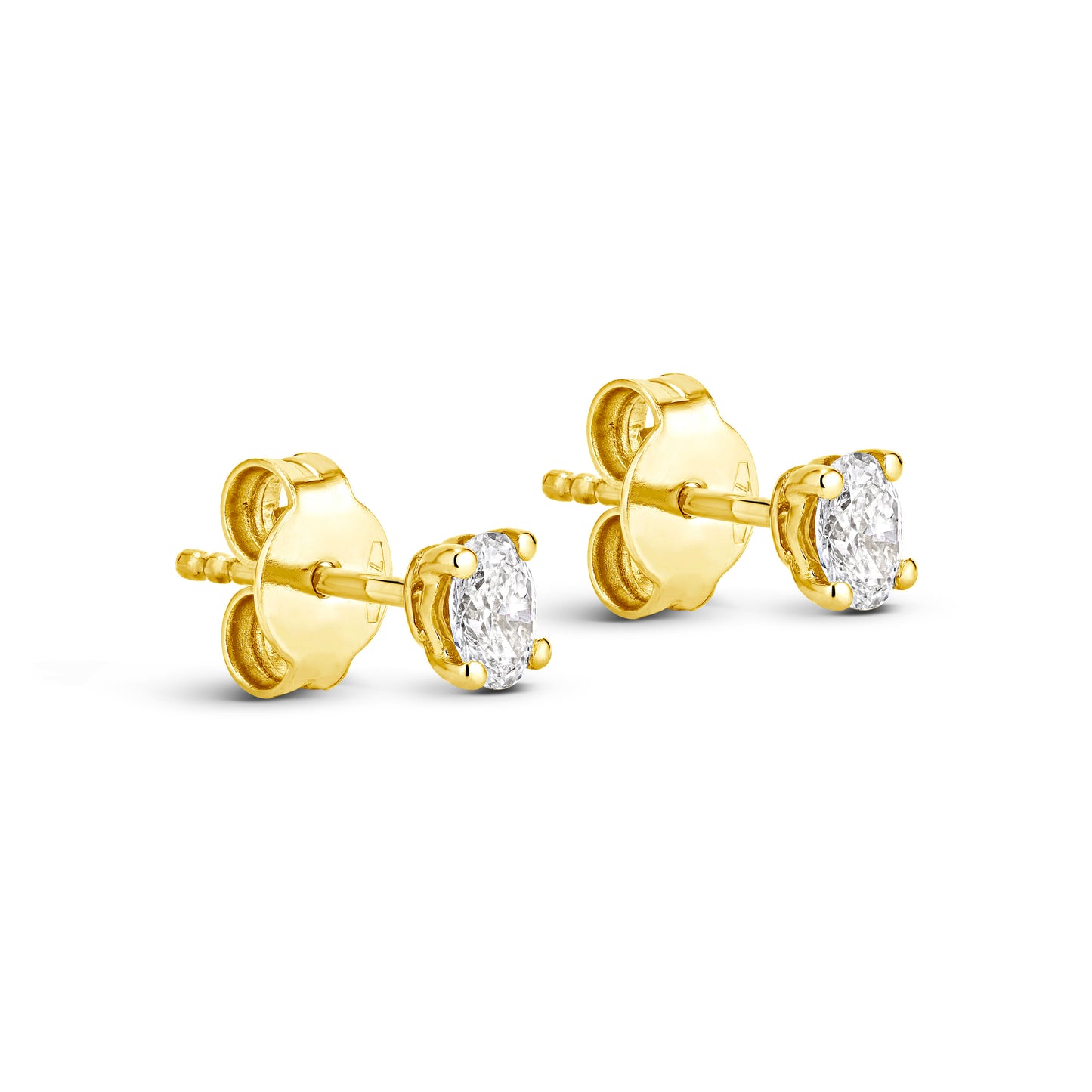 Oval Stud Earrings