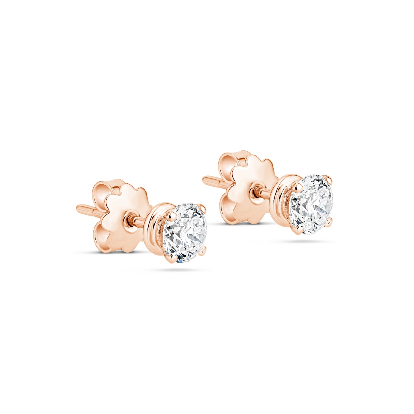 Classic Round Stud Earrings