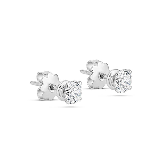 Classic Round Stud Earrings