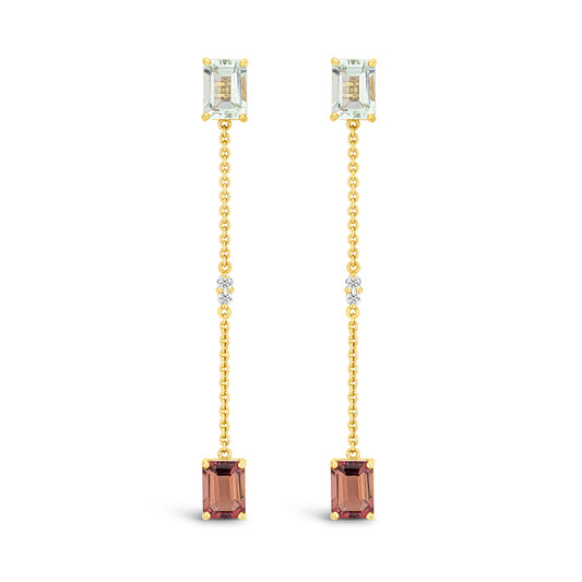 Double EM Tourmaline Earrings