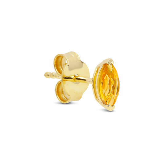 Citrine MQ stud